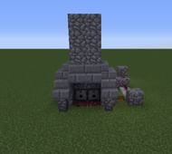 A fireplace build that can be activated or deactivated at a player's pleasure (Image via MrCrayFish/Grabcraft)